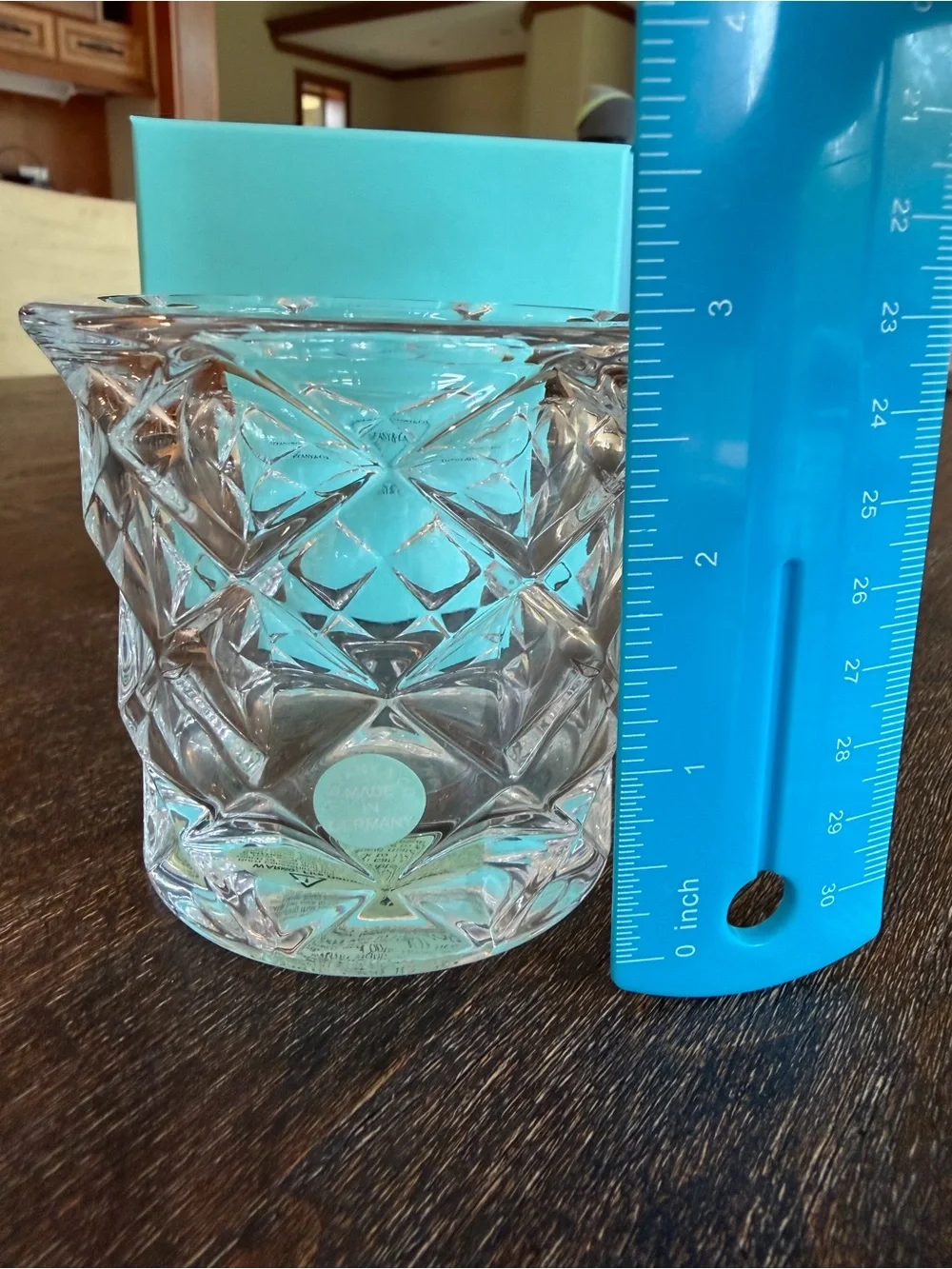 Tiffany & Co. Cut crystal votive holder